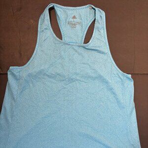 Adidas Women’s Blue Tank Top – Climalite Athletic, Size L